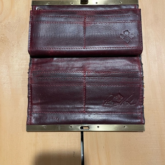 Patricia Nash Red and Gold Tweed Clutch - Picture 5 of 5